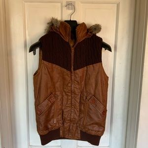 Copper and Brown Streetwear Vest